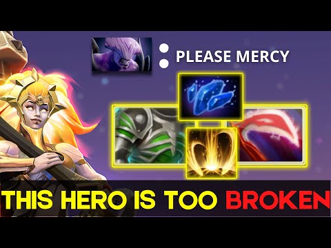 Broken Offlane Hero Dawnbreaker Desolator + Assault Cuirass Delete All Enemy DOTA 2