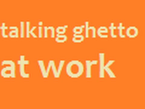 Neely Fuller- Negro Dialect/Ghetto Talk on the Job