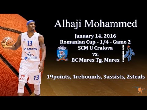 Alhaji Mohammed vs. SCM U Craiova - Jan 14, 2016