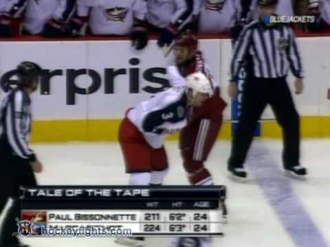 Marc Methot vs Paul Bissonnette Dec 21, 2009
