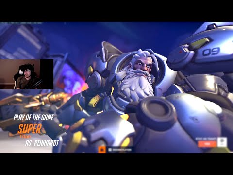 SUPER REINHARDT - ROAD TO RANK 1! POTG! [ OVERWATCH 2 SEASON 5 TOP 500 ]