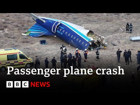 Video | Kazakhstan plane crash kills dozens | BBC News