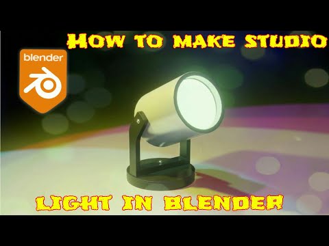 Realistic Studio light modeling in blender 2.9