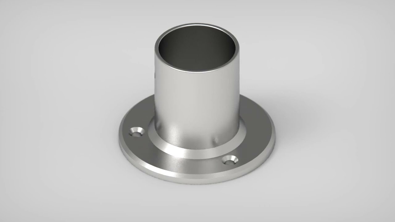 옷장 막대 벽걸이 브래킷 3D 프린트 모델