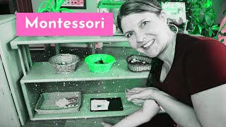Peek at my shelves! See which Montessori toddler language lessons I have out in my classroom now.