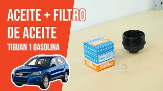 Youtube thumbnail of video "Cambio de aceite y de filtro de aceite Tiguan 1 1.4 TSI 🛢"