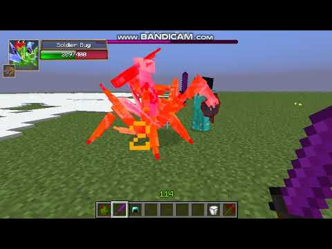Minecraft Mob Battles: Walker King vs Soldier Bug