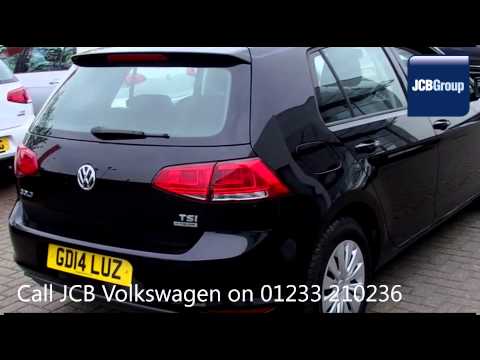 2014 Volkswagen Golf S TSI BLUEMOTION TECHNOLOGY 1.2l Black GD14LUZ for sale at JCB VW Ashford