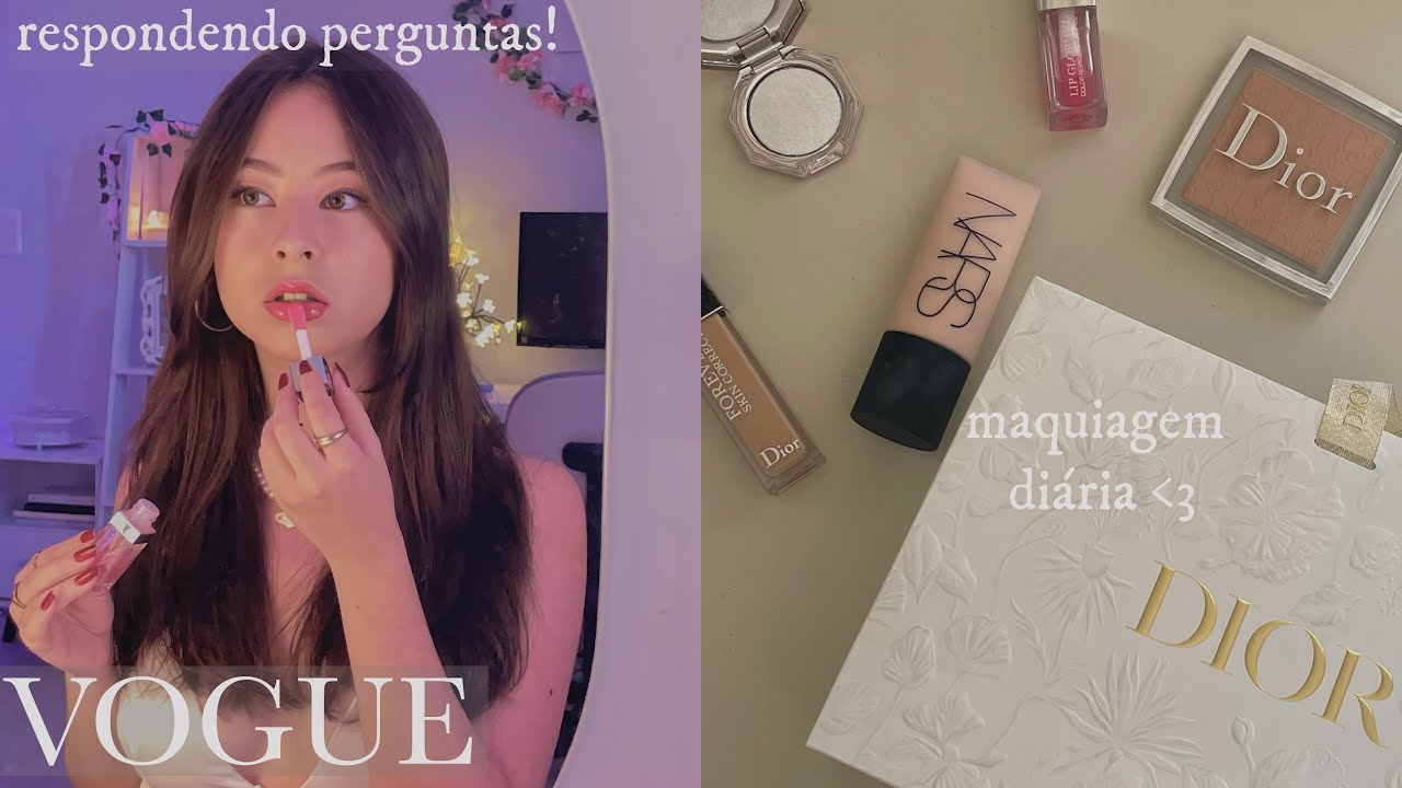 fingindo estar na vogue + respondendo perguntas 💄💋