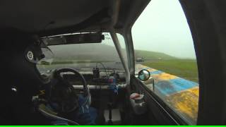 24 Hours of LeMons, Sonoma Jan 2015 Race Start Scott Driving Saanda 1500