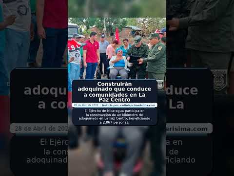 Construirán adoquinado que conduce a comunidades en La Paz Centro