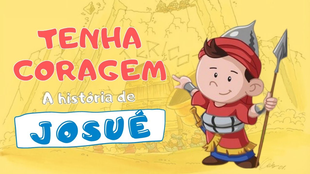 Coragem! 😃👍🏻 | A história de Josué | Desenho Bíblico Católico
