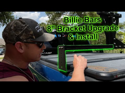 8"  Billie Bars Bracket Install Ford F-150 with Extang Bedcover