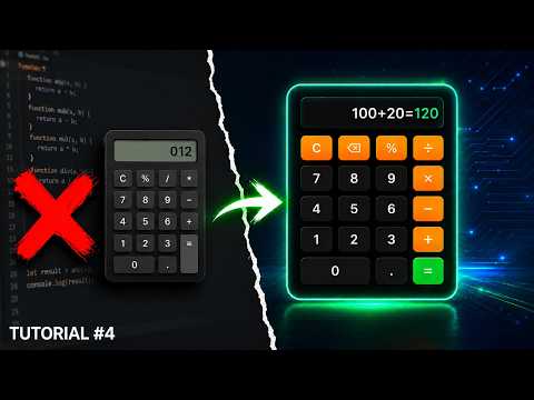 Beginner Calculator Project Html Css Javascript Tutorial 4