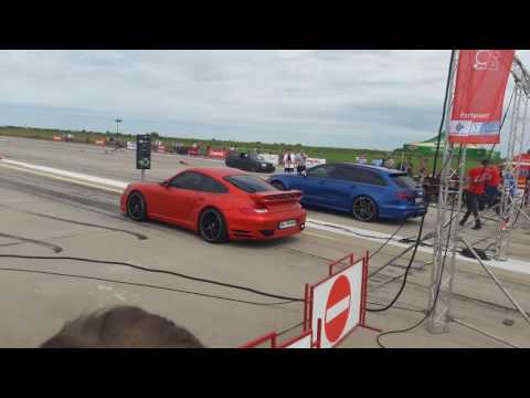 Audi RS6 800hp vs Porche 911 turbo 1000hp+
