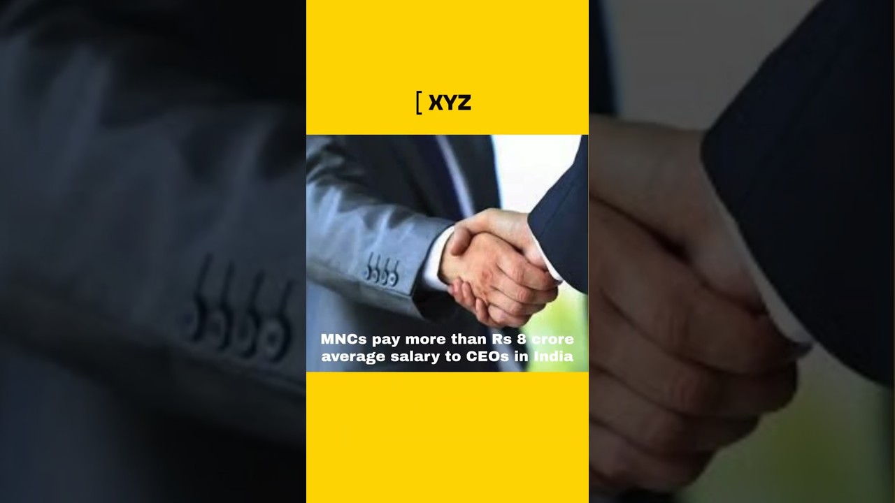 MNCs pay more than Rs 8 crore average salary to CEOs in India