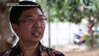 LEGAL DISCOURSE – Kontrak Pengadaan Barang dan Jasa