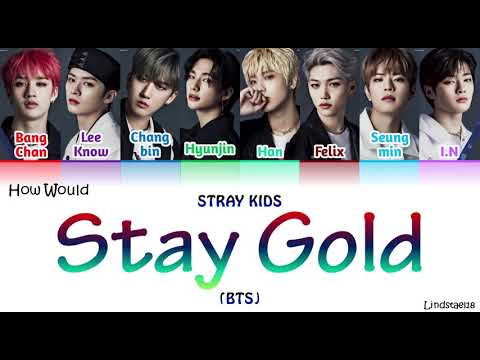 [How Would] Stray Kids Sing "STAY GOLD" by BTS colorcodedlyrics [Kan-Rom-Eng]
