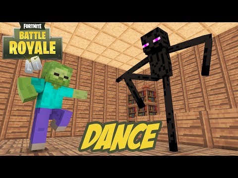 Monster School : Fortnite Dance Challenge - Minecraft Animation