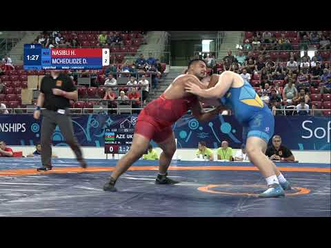 1/8 FS - 110 kg: H. NASIBLI (AZE) v. D. MCHEDLIDZE (UKR)