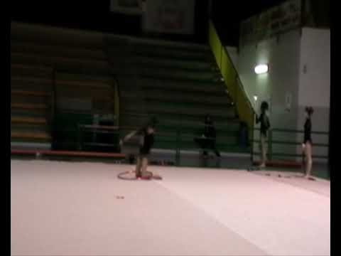 Domizia Locatelli hoop training