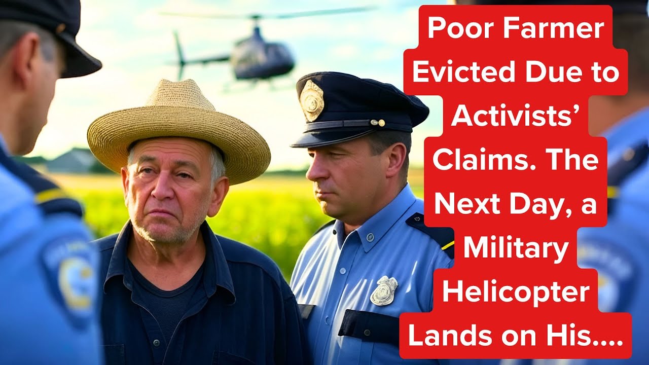 Poor Farmer Evicted Due to Activists’ Claims. The Next Day, a Military Helicopter Lands on His....