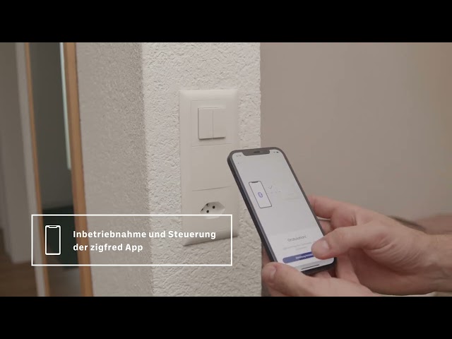 Video Teaser für zigfred - der smarte Schalter für jedes Zuhause