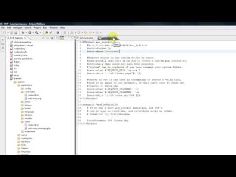 Codeigniter Getting Started Removing Index Php