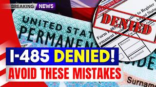Why Your I-485 Might Be REJECTED in 2026 | New Rules Read This | Adjustment of Status | USCIS News