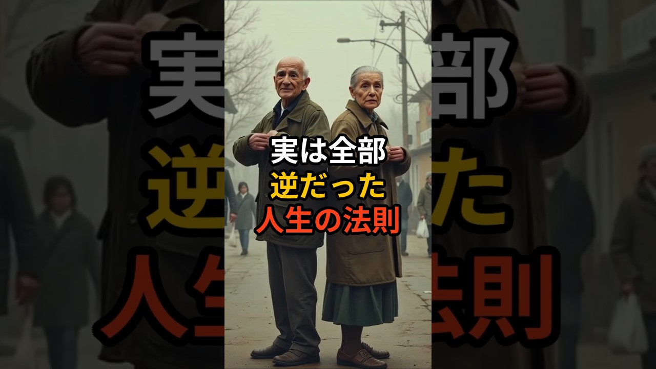 実は全部逆だった人生の法則 #shorts  人生の法則 #逆転思考 #いい言葉