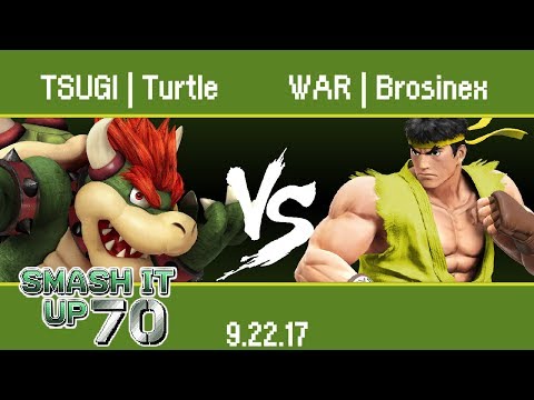 TSUGI | Turtle (Bowser) vs WAR | Brosinex (Ryu) - SIU 70 - Wii U