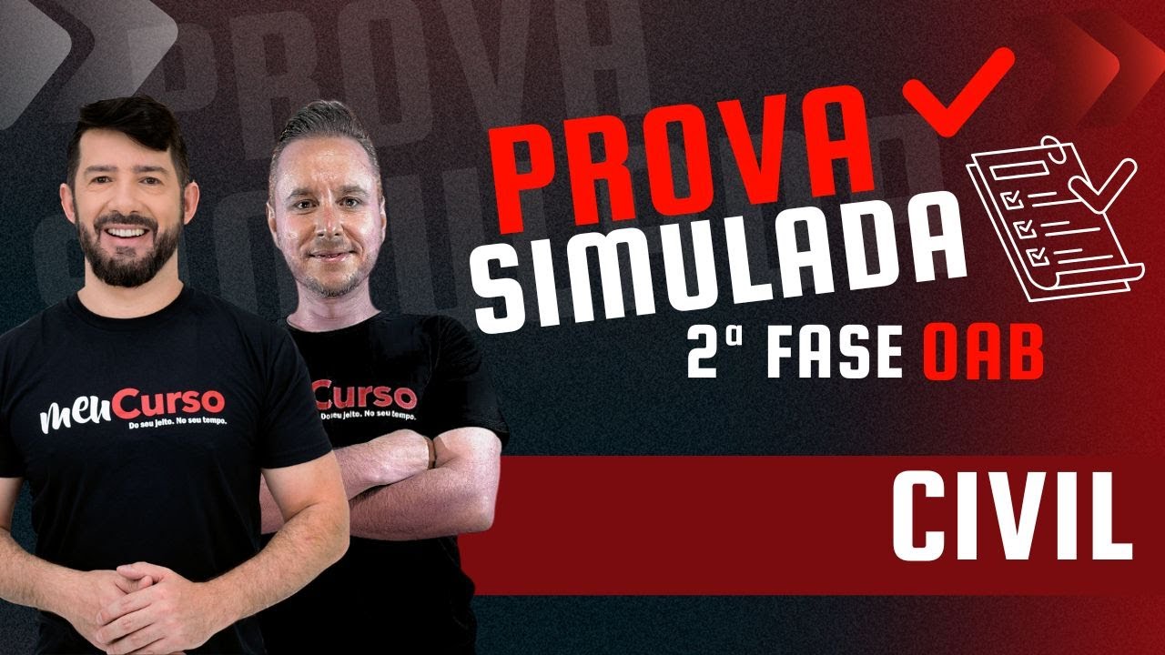 Prova Simulada | 2ª Fase Civil | Exame 42º Meucurso