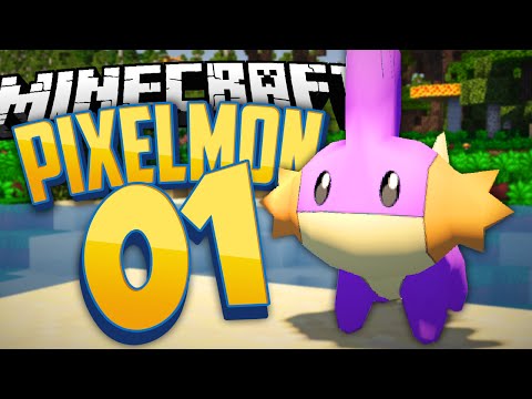 MINECRAFT PIXELMON - 01 - Shiny Mudkip!? - Pixelmon Mod Lets Play