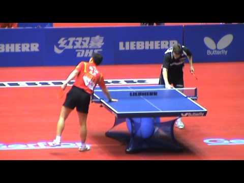 TT Team WM Dortmund 2012 3 Robert Gardos vs Ma Lin