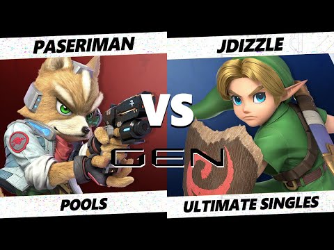 Gen 1.0 - Paseriman (Fox) Vs. Jdizzle (Young Link) SSBU Ultimate Tournament