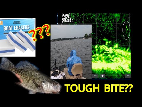 SLAB CRAPPIE FISHING: Interior Cleaning Kit, Deck Cleaner and Boat Erasers