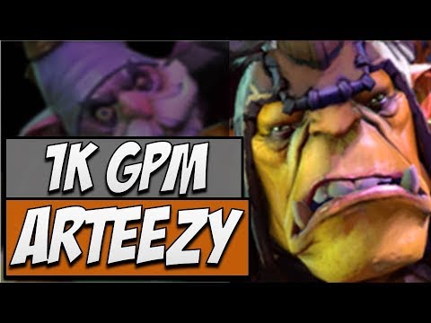EG.Arteezy Alchemist - 7587 MMR | Dota Gameplay 7.14