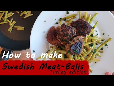 How to make Nordic Food - Swedish Meatballs - Turkey edition