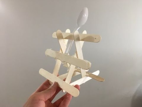 How to Build a Mini Catapult!