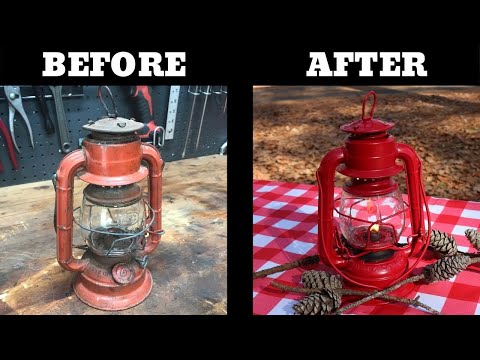 Restoring An Old Camping Lantern