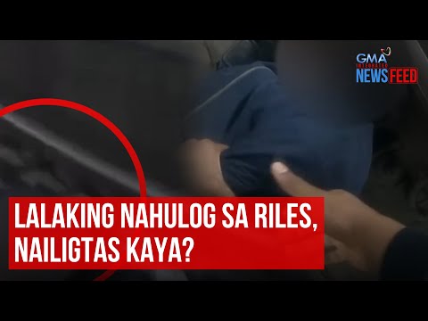 Lalaking nahulog sa riles, nailigtas kaya? GMA Integrated Newsfeed