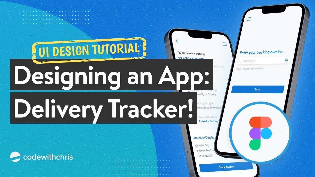 How to Design a Delivery Tracker App | Figma Tutorial for Beginners