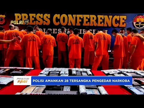 POLRESTA CIREBON AMANKAN 28 PENGEDAR NARKOBA SATU DIANTARANYA JANDA PENGEDAR OBAT KERAS