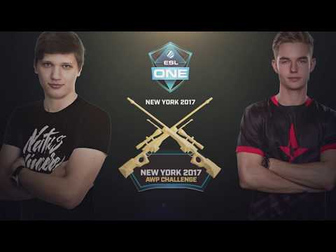 ESL One NY 2017 AWP Challenge - s1mple vs. dev1ce