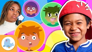 EMOÇÕES BÁSICAS E COMPLEXAS para crianças 😄 ALEGRIA 😡 RAIVA 😭 MEDO 😳 SURPRESA 😳 VERGONHA 🥱 TÉDIO 😖