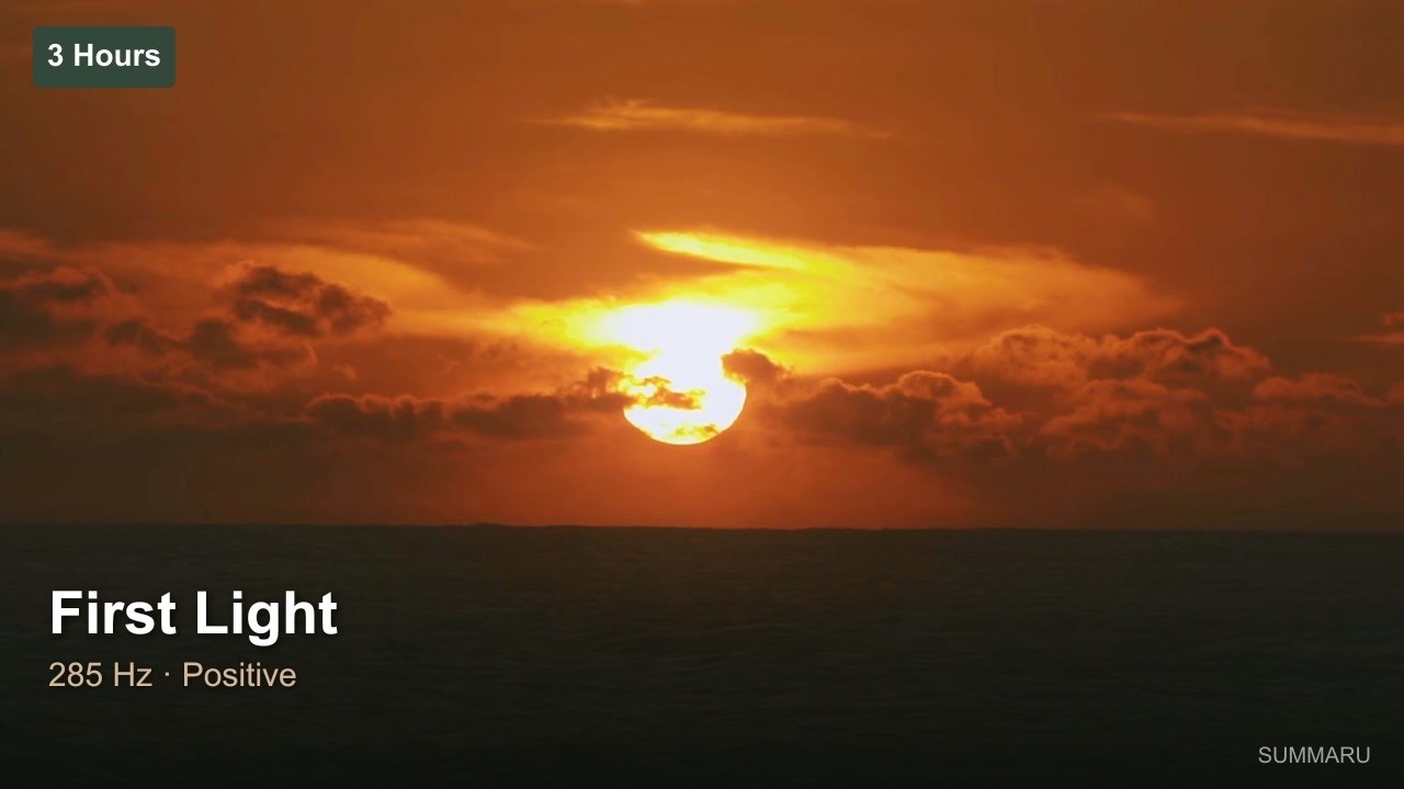 First Light | 3 Hour Positive Music | 285Hz New Beginnings