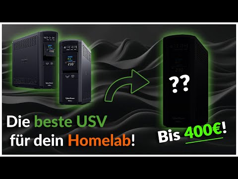 Die beste USV für dein Homelab! 🔋 CyberPower CP1600EPFCLCD im Test – Schutz für PC & Server 💻