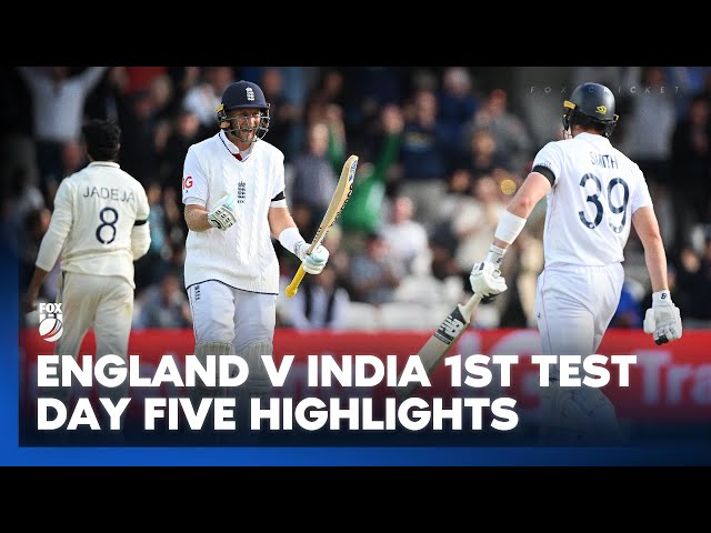 India gets Bazballed again! England v India 1st Test 2025 Day 5 Highlights I Fox Cricket