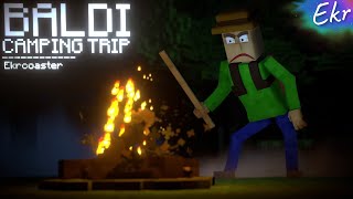 Baldi Camping! | Baldi&#39;s Basics Minecraft Animation (Random Encounters)