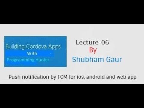 pushnotification for ios, android and web application